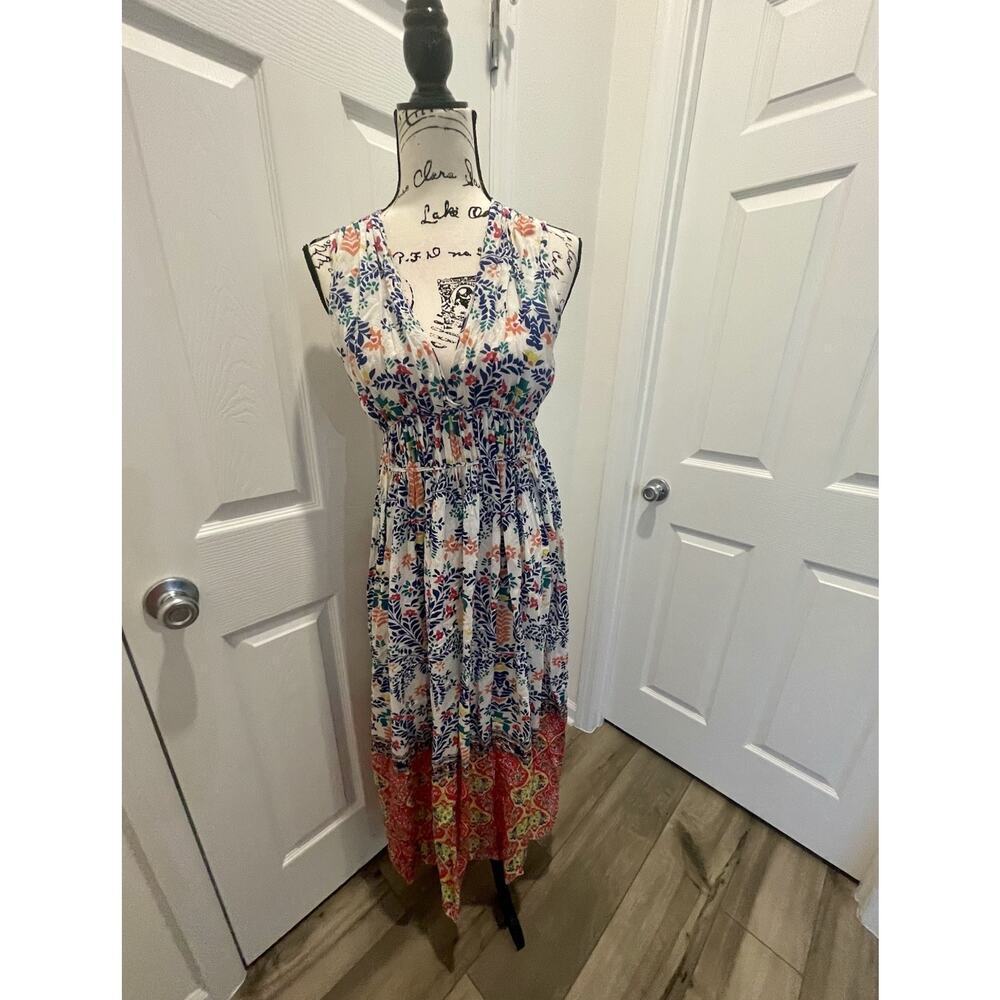 ROBERTA ROLLER RABBIT MAXI DRESS ROSETONE DAKOTA SZ XS QUIET LUXURY COTTAGECORE - Picture 12 of 16